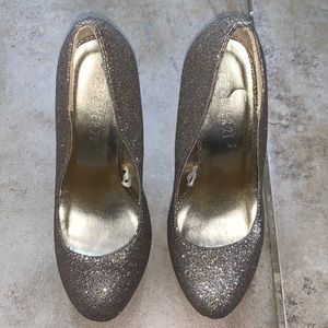 Forever21 Sparkle glitter platform heels